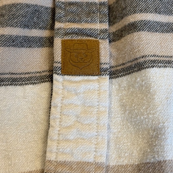 Dubinik Customized Version Mens Plaid Flannel Lng Slve Shirt Cord Flip Cuff; XXL - Picture 4 of 10